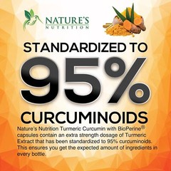 Turmeric Curcumin with Bioperine 2600mg High Absorption Triple Strength Capsules