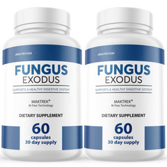 Fungus Exodus – Digestive System Dietary Supplement 60 Capsules (2 Pack)