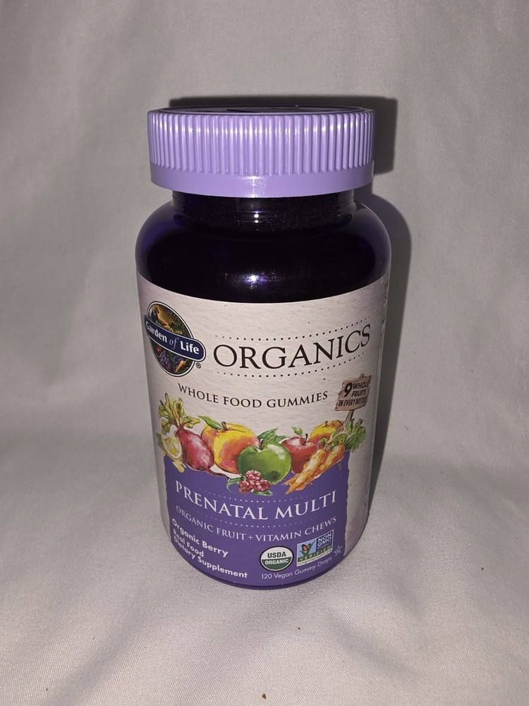 Garden Of Life Organics Prenatal Multi 120 Vegan Gummy Drops BB: 02/2027