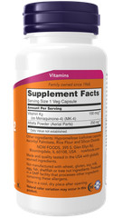 Now Foods Vitamin K-2 100 mcg 250 Veg Caps 12/26 Exp.