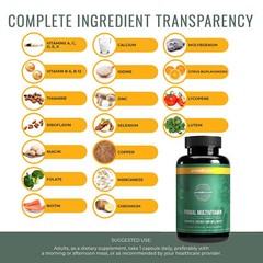 Primal Harvest Primal Multivitamin – Minerals – Energy Immune Brain Heart Health