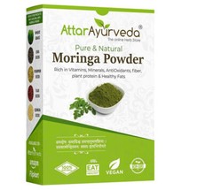 Attar Ayurveda Pure Moringa Leaf Powder For Weight Loss 200gm Free Shipping