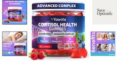 Delicious Mixed Berry Cortisol Gummies – 90 Count for Adults – Gelatin-Free