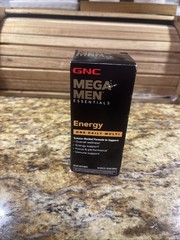 GNC Mega Men Essentials Energy One Daily Multi 60 Caplets Look At BB Close