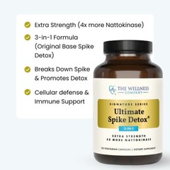 The Wellness Company Ultimate Spike Detox Formula 120 Count ( 2 Pack)