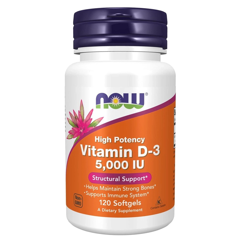 NOW Supplements – Chewable Vitamin D-3 5,000 IU 120