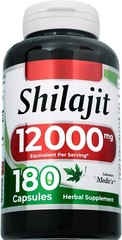 Himalayan Shilajit 12000mg 180 Caps High Absorption Ancient Ayurvedic