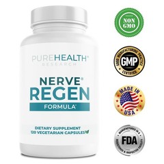 CleanHealth Research Nerve Regen | System Neuropathy + Nervous Supplements .