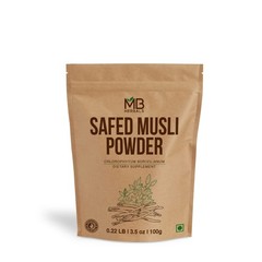 Pure Safed Musli Powder 100 Gram | 3.5 oz Chlorophytum borivilianum | White M…
