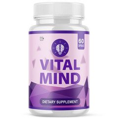 (1 Pack) Vital Mind Advanced Nootropic Brain Support Max Supplement 60 Capsules