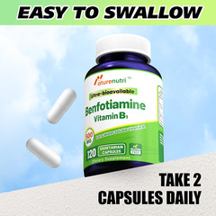 Benfotiamine 500mg (Vitamin B1) – 120 Capsules