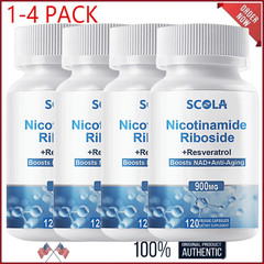 NAD Supplement – Nicotinamide 500mg Resveratrol 150mg – Anti-Aging 120 Capsules