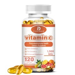 Vitamin C 1500mg 120ct – Immune System Dietary Supplement Antioxidant