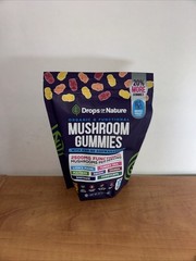 Drops of Nature Mushroom Gummies – Ashwagandha, Lion’s Mane – 80ct