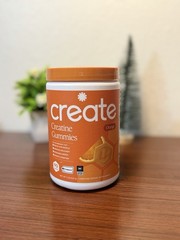 Create Creatine Gummies Orange Flavor 90 Count Creapure NSF Certified Sport