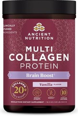 Ancient Nutrition Multi Collagen Protein Vanilla Flavor – Brain Boost