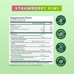 48 Servings ! Bloom Greens & Superfoods Powder Strawberry Kiwi 09/26