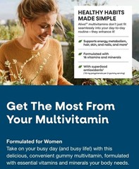 Nature’s Way ALIVE Women’ Gummy Multi Vitamin Supplement Mixed Berry 130 Gummies