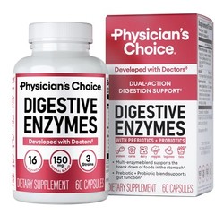 Physician’s CHOICE Digestive Enzymes – Multi Enzymes, Organic Prebiotics & Pr…