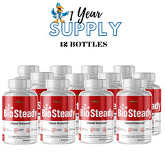Bio Steady-Blood Support- 12 Bottles- 720 Capsules
