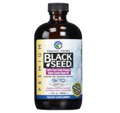 Amazing Herbs Premium Black Seed Oil, 8 Fluid Ounce