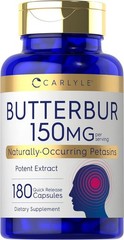 Butterbur 150 Mg Neurological Support Spasms Relieve Decrease Swell, 180 Caps