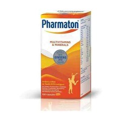 2x Pharmaton Ginseng Extract G115 (100 Capsules) Swiss Quality New Package Same