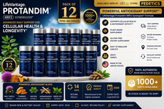 LifeVantage Protandim NRF2 Synergizer 360 Total Caplets 12 Bottles – EXP-12/2028