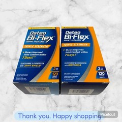 FOR 2 Osteo Bi-Flex Joint Health Triple Strength Dietary Supplement 120 Tablets