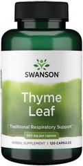Swanson Thyme Leaf – Herbal Supplement Supporting Respiratory System Health –