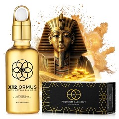 X12 Ormus Monoatomic Gold – Liquid Trace Mineral Blend with 24K Gold – Mad