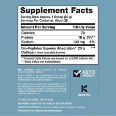 NeoCell Collagen Peptides Powder 20oz – Grass-Fed with 18 Amino Acids