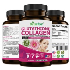 Glutathione Collagen Skin Brightening /Whitening Formula Support Skin,Hair,Nails