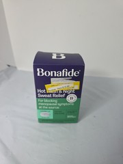 Bonafide Hot Flash and Night Sweats Relief 14-Day Supply 28 Tab.Ex7/27. B