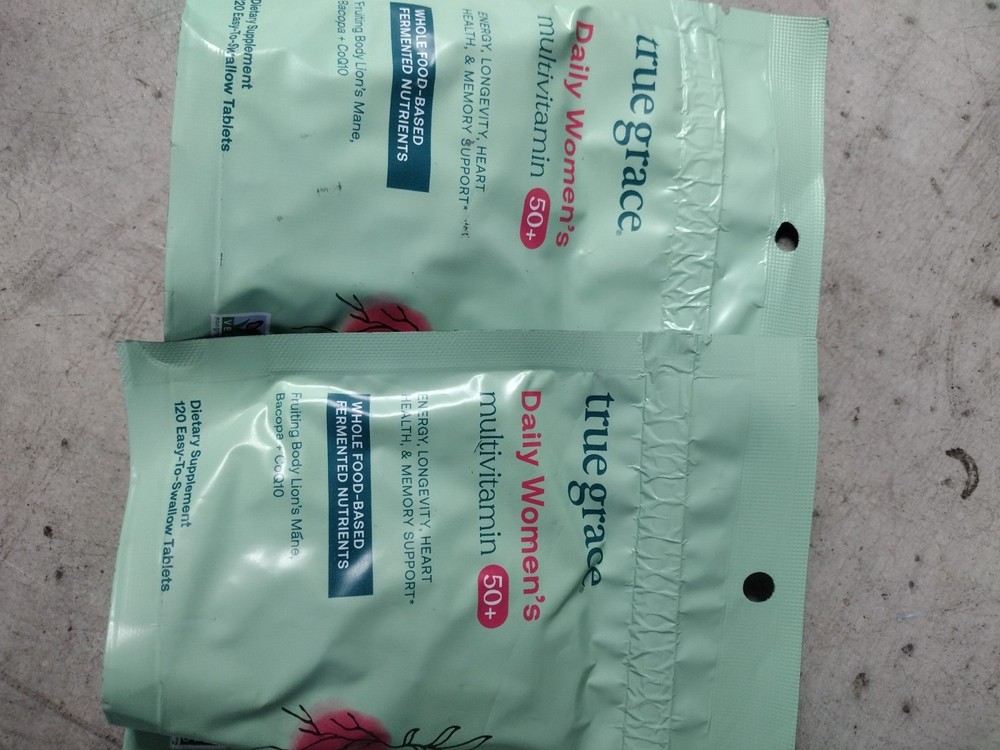 True Grace Daily Women’s 50+ Multi Vitamin. 120 Count, Expiration: 4/2027