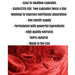 Iron Deficiency Supplement, 120 Capsules, Biomedical formula, Ferrous, Vitamins.