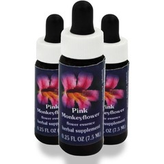 Flower Essence Services Pink Monkeyflower Herbal Supplement Dropper 25 3 Pack