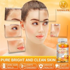 120 Pills Whitening Capsules 1000MG Natural Anti-Aging Skin Whitening Caps