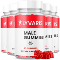 (5 Pack) Olyvaris Male Gummys Advanced Male Health Support Formula 300 Gummies