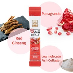 Korean Beauty Geumsan Women’s Pomegranate Collagen Jelly Stick 5.1oz / 30 Cou…