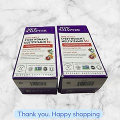 FOR 2 New Chapter One Daily Every Womans Multivitamin 72 Tablets EXP11/2026+ NEW