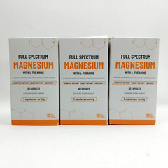 3x Magnesium Supplement, w/L Theanine, P5P (B6), Zinc, Glycine, 6…