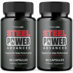 (2 Pack) Steel Power Advanced Male Health Support Supplement SteelPower 120 Caps