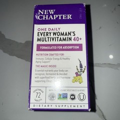 New Chapter Every Woman’s Multivitamin 40+, One Daily (72 Veg Tablets) Exp 7/26