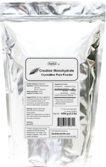 NuSci Creatine Monohydrate Crystalline Pure Powder 1000g Muscle Energy (80mesh)