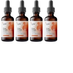 Quality 1-5X LUV Fitness Flow Drops-Adaptogen Mushroom Blend-Peach Watermelon Fo
