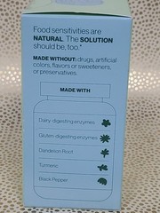 Hilma Dairy + Gluten Digestive Aid, Enzymes, Vegan – 30 Capsules – Exp. 01/26