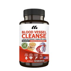 BLOOD VESSEL CLEANSE+JAPAN NATTOKINASE IGAMMA ORYZANOL-BLOOD VESSELS CLEANSE