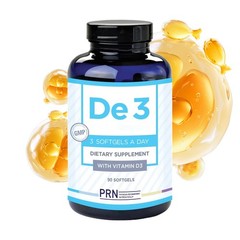 PRN De3 Dry Eye Omega Benefits Dietary Supplement with Vitamin D3 | 270 Softgels