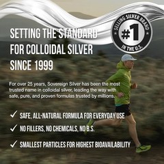 10 PPM Bioactive Silver Hydrosol – Immune Support Fine Mist Spray in Glass 1oz